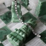 Bracelet Dama BiancaWhite gold gr. 12,50Diamonds Ct 1,38Enamel Euro 5.800,00
