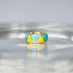 Folk RingREGINA CALIPSO Oro giallo gr. 10Enamel Euro 790,00
