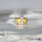 Folk Ring REGINA LANTANAOro rosa gr. 10Enamel Euro 790,00
