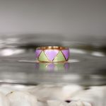 Folk Ring REGINA ORTENZIAOro rosa gr. 10Enamel Euro 790,00