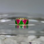 REGINA Folk StrawberryOro giallo gr. 10Enamel Euro 390,00
