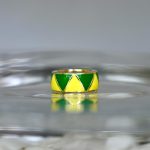 Folk Ring REGINA MIMOSAOro giallo gr. 10Enamel Euro 790,00