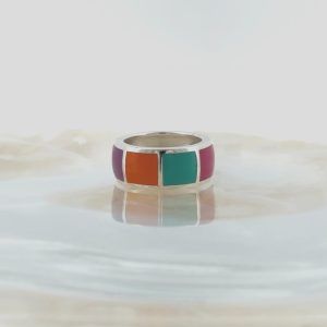 Anello Folk Ring Millefiori