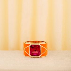 ANELLO LE PETALO ARANCIONE