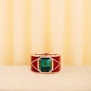 ANELLO LE PETALO ROSSO
