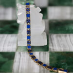 Bracelet Dama BlueYellow gold 9k gr 11,22Sapphire Ct 1.35Enamel Euro 3.650,00