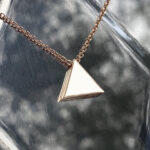 Prisma in Optic White 
Pink gold 9k gr3
Enamel 
Euro 350,00