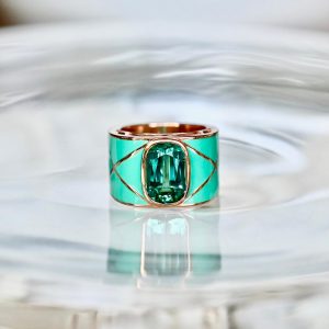 LE PETALO VERDE RING