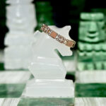 Fairy Ring Dama Tortora Pink gold 9k gr 4,07Brown diamonds 0,37Enamel Euro 1700,00