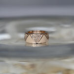 REGINA FIOR SI PESCOPink gold 9kt gr 7Brown diamonds Ct 0,70EnamelEuro 3000,00