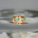 Folk Ring REGINA DATURAOro rosa gr. 10Enamel Euro 790,00